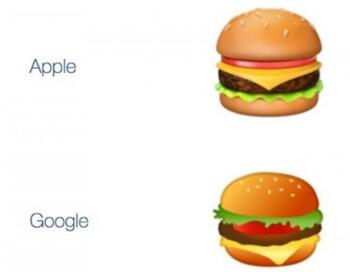 【安卓茶话会】iOS vs Android 汉堡emoji引发的争议