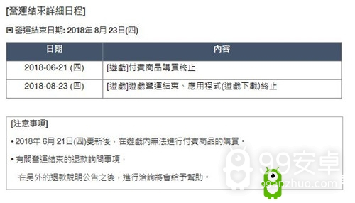 卡牌对战游戏《玛奇决战》宣布8月23日结束营运