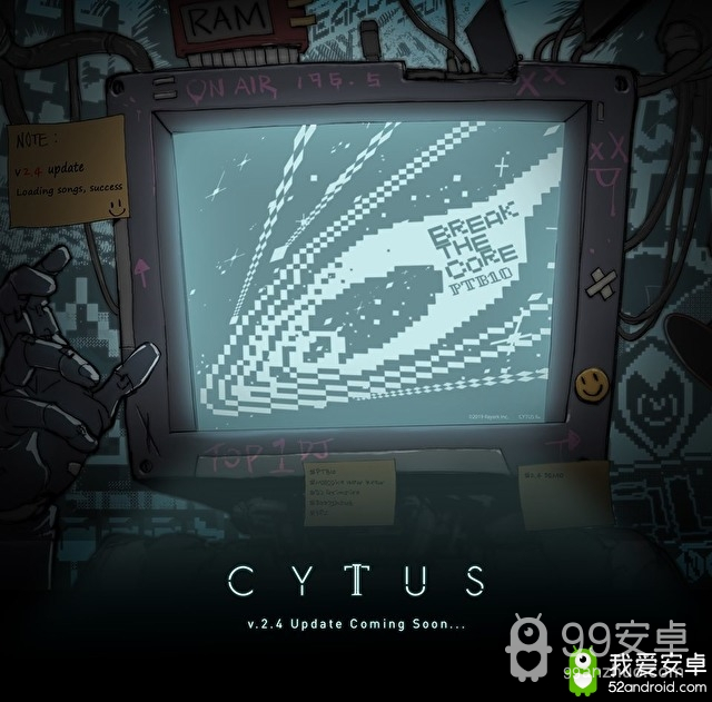 雷亚近日释出《Cytus II》2.4版本预览更新图