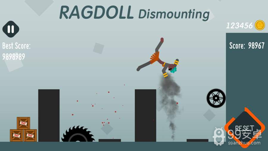 Ragdoll Dismounting