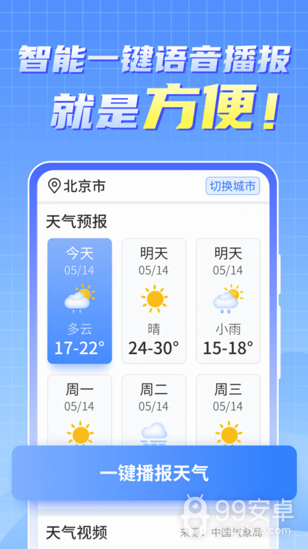 晴雨早知道天气预报