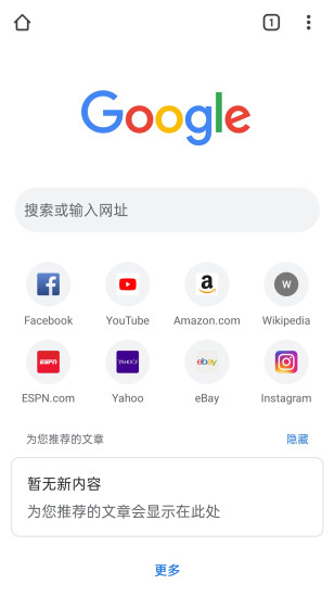 Google浏览器中文版
