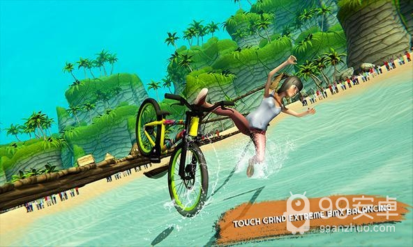 自行车水上平衡赛